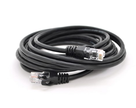 Патч-корд Ritar PCR-CU6/5Bk Black UTP, RJ45, Cat.6, 5m Cu (мідь)