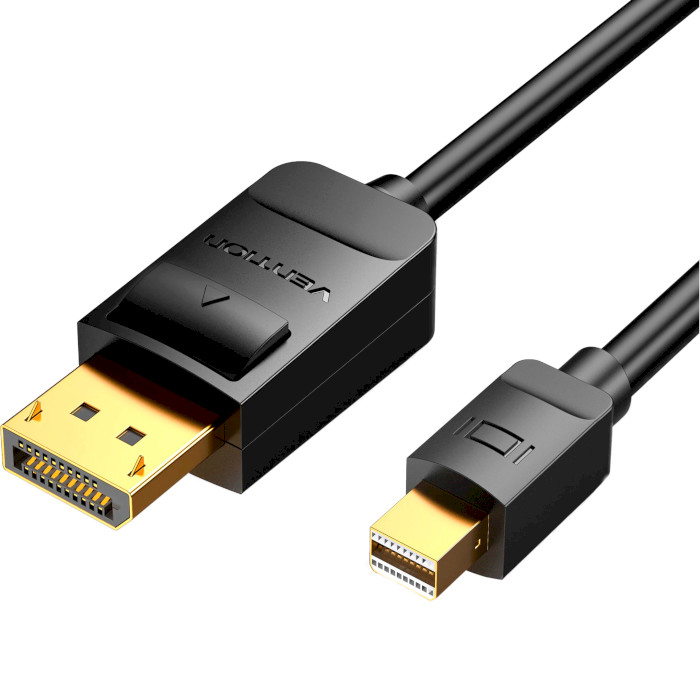 Відео-кабель Vention (HAABG) DisplayPort (тато)  -  Mini DisplayPort (тато) 1.5m Black