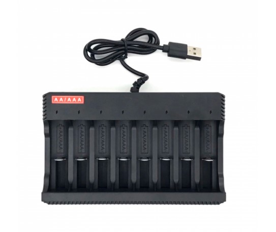 Зарядний пристрій для акумуляторів AA, AAA Voltronic MS-ZD8 Black