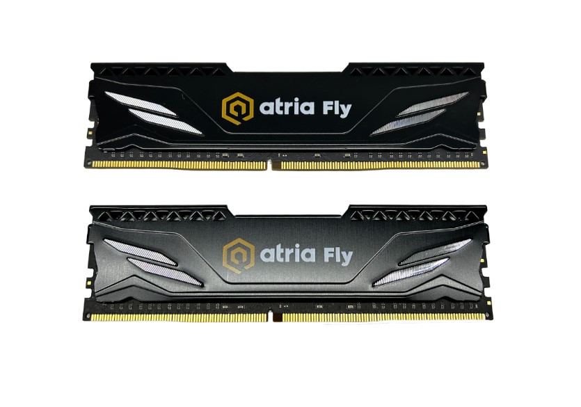 Оперативна память ATRIA 16GB (2x8GB) DDR4 3200 MHz Fly Black (UAT43200CL18BK2/16)