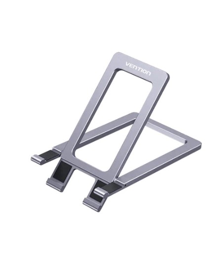Тримач-підставка для телефона Vention Portable Cell Phone Stand Holder for Desk Aluminum Alloy Type Gray (KCZH0)