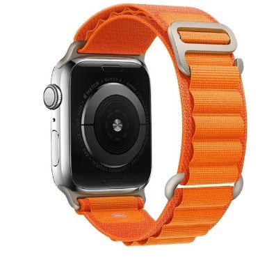 Ремінець для смарт-годинника Infinity Alpine Apple Watch 38mm/40mm Orange тканина Infinity - купити в Україні