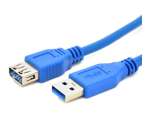 Кабельний подовжувач Voltronic 00326 USB 3.0 A (тато)  -  USB 3.0 A (мама) 3m Blue Voltronic - купити в Україні