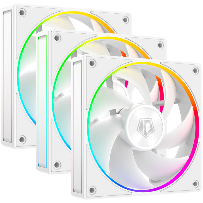 Вентилятор для ПК ID-COOLING AF 127 ARGB White Trio (AF-127-ARGB-W TRIO)