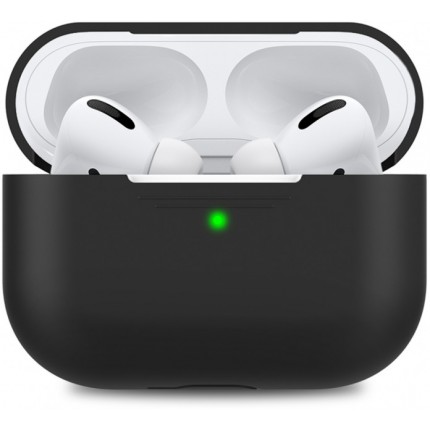 Чохол для навушників MakeFuture Apple AirPods Pro Silicone Black (MCL-AAPBK)
