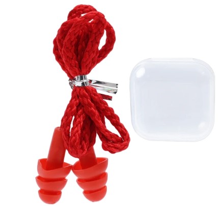 Беруші Infinity Silicone Corded Ear Plug Protector Red багаторазові на шнурку Infinity - купити в Україні