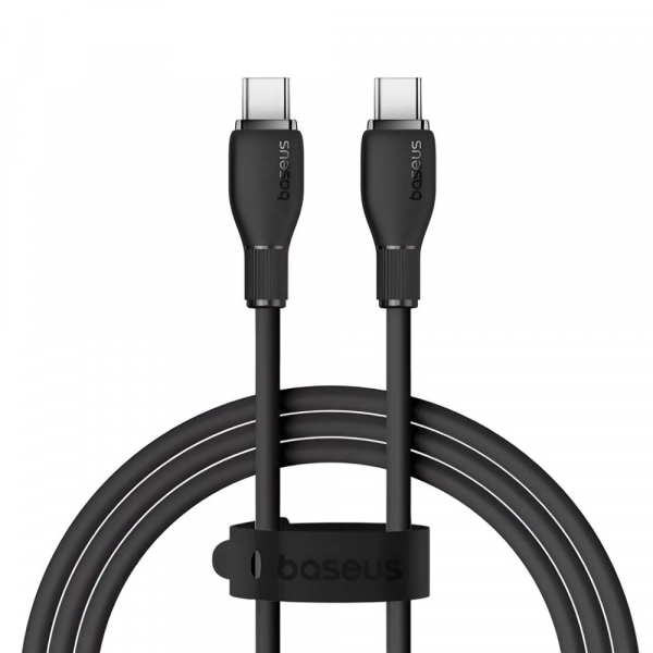 Дата-кабель Baseus P10355702111-01 USB-C (тато)  -  USB-C (тато), 2m Black