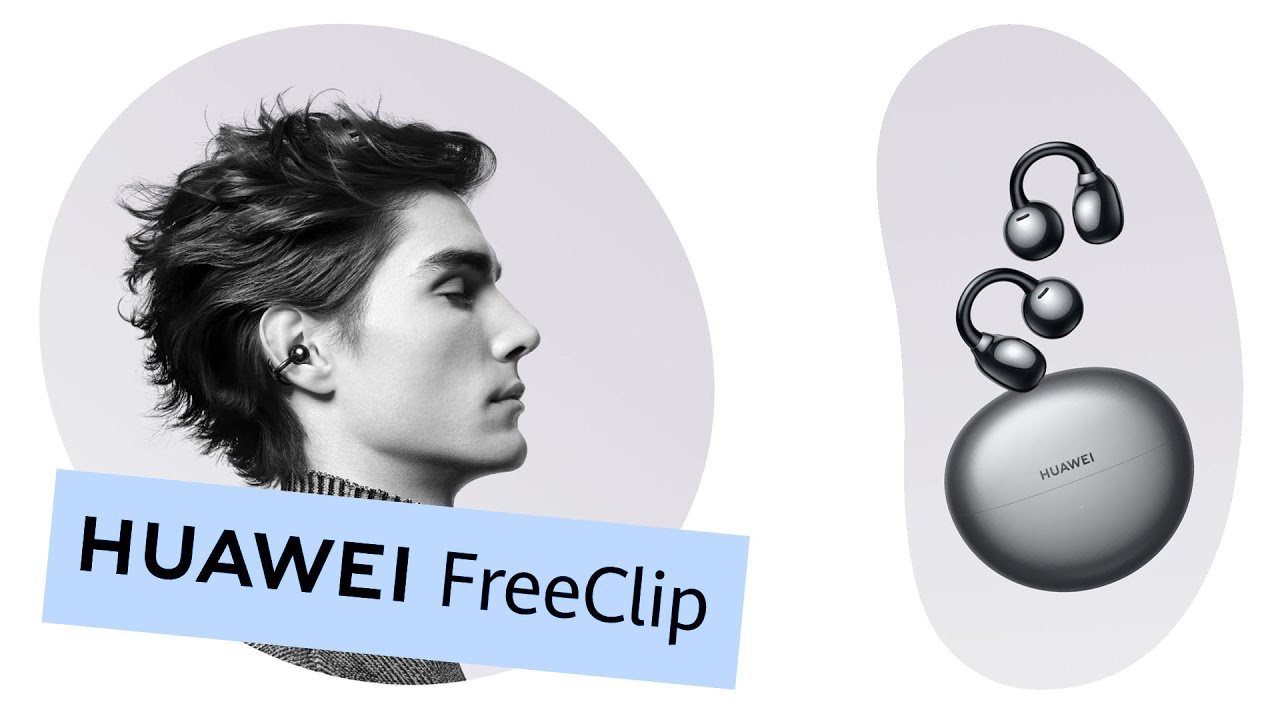 Беспроводные наушники Huawei FreeClip Black купить, цена, отзывы в