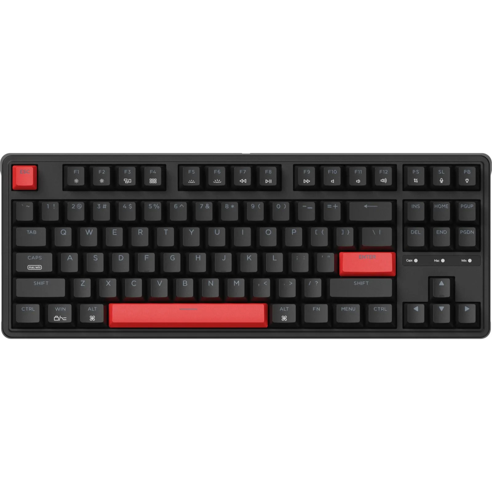 Клавіатура Lemokey X3-H3-UA RGB Black Keychron Switch Brown (EN/UKR)
