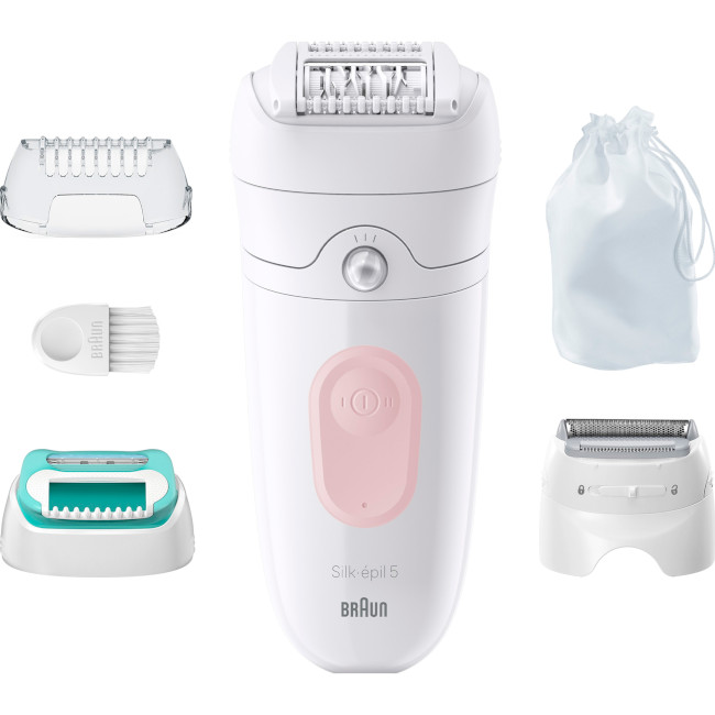 Епілятор Braun Silk-epil 5 SE 5-050 Wet &amp; Dry White (80743161)