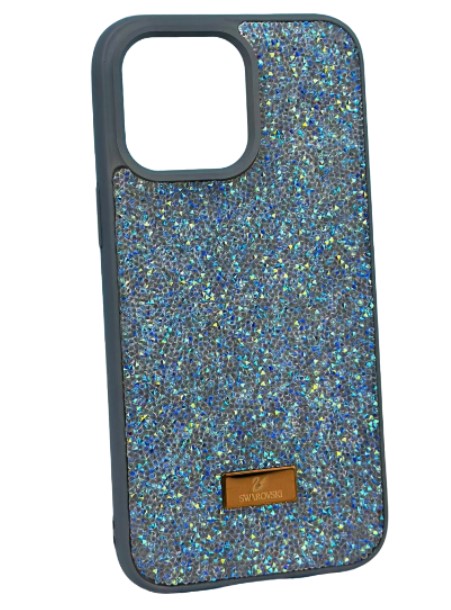 Чохол-накладка Infinity SWAROVSKI Diamonds iPhone 15 Pro Gray №1 Infinity - купити в Україні