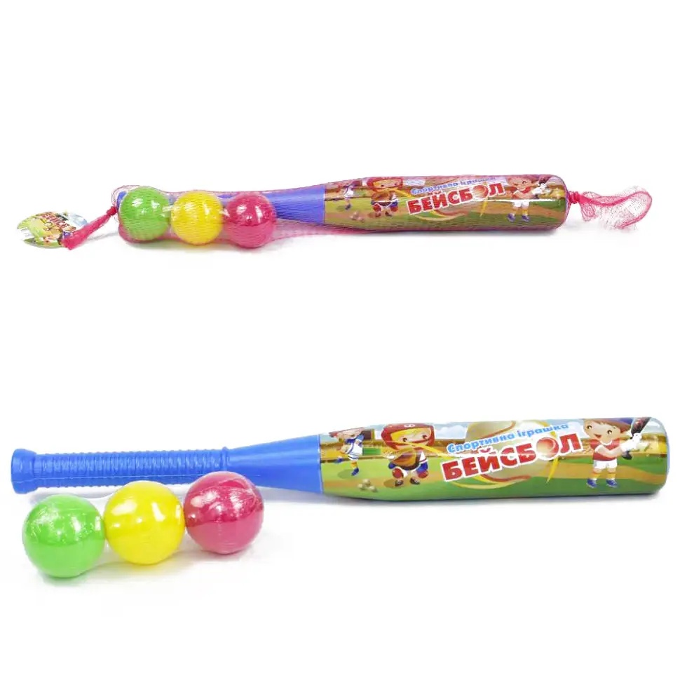 Ігровий набір MToys для бейсболу 10130, 3 мячика і біта