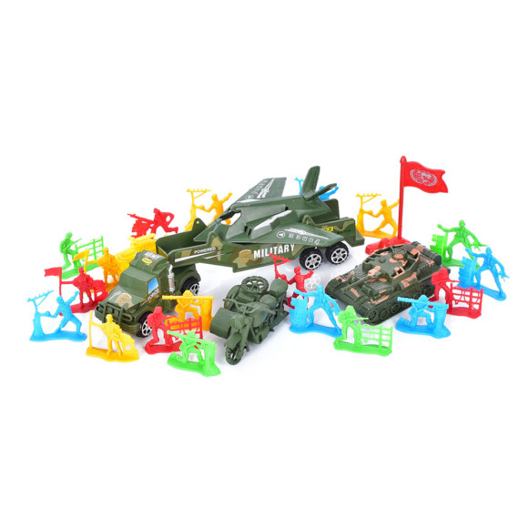 Ігровий набір Bambi Солдатики 8899-50 з транспортом