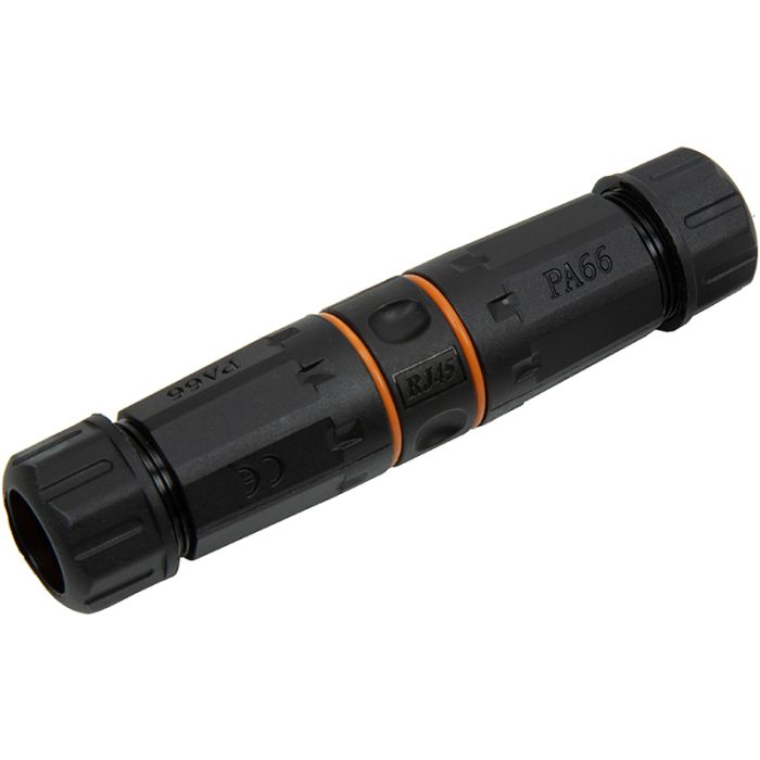 Перехідник PowerPlant TV992133 Black RJ45 для UTP CAT6A, IP68