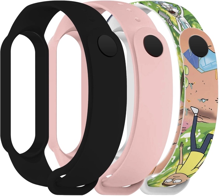 Набір ремінців для фітнес-браслета ArmorStandart Xiaomi Mi Band 7/6/5 RM Cartoon (ARM77053)