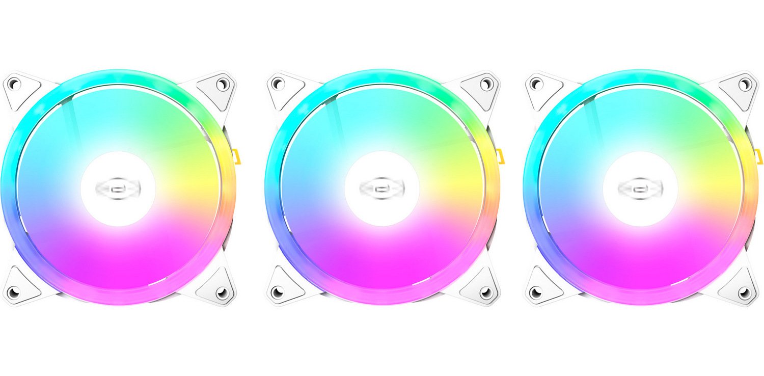 Вентилятор для ПК PcCooler F3 T120 ARGB WH 3-Pack White