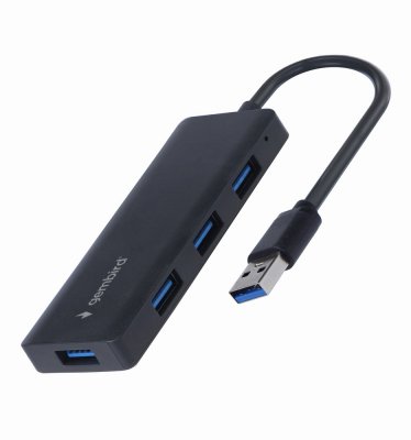 USB-хаб Gembird UHB-U3P4-03 Black Gembird - купити в Україні
