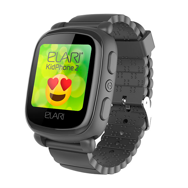 

Смарт-годинник дитячий Elari KidPhone 2 з GPS-трекером Black, KidPhone 2