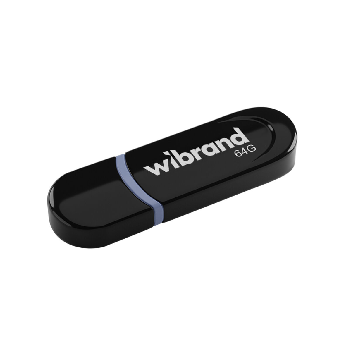 Флеш память Wibrand USB 2.0 Panther 64GB Black