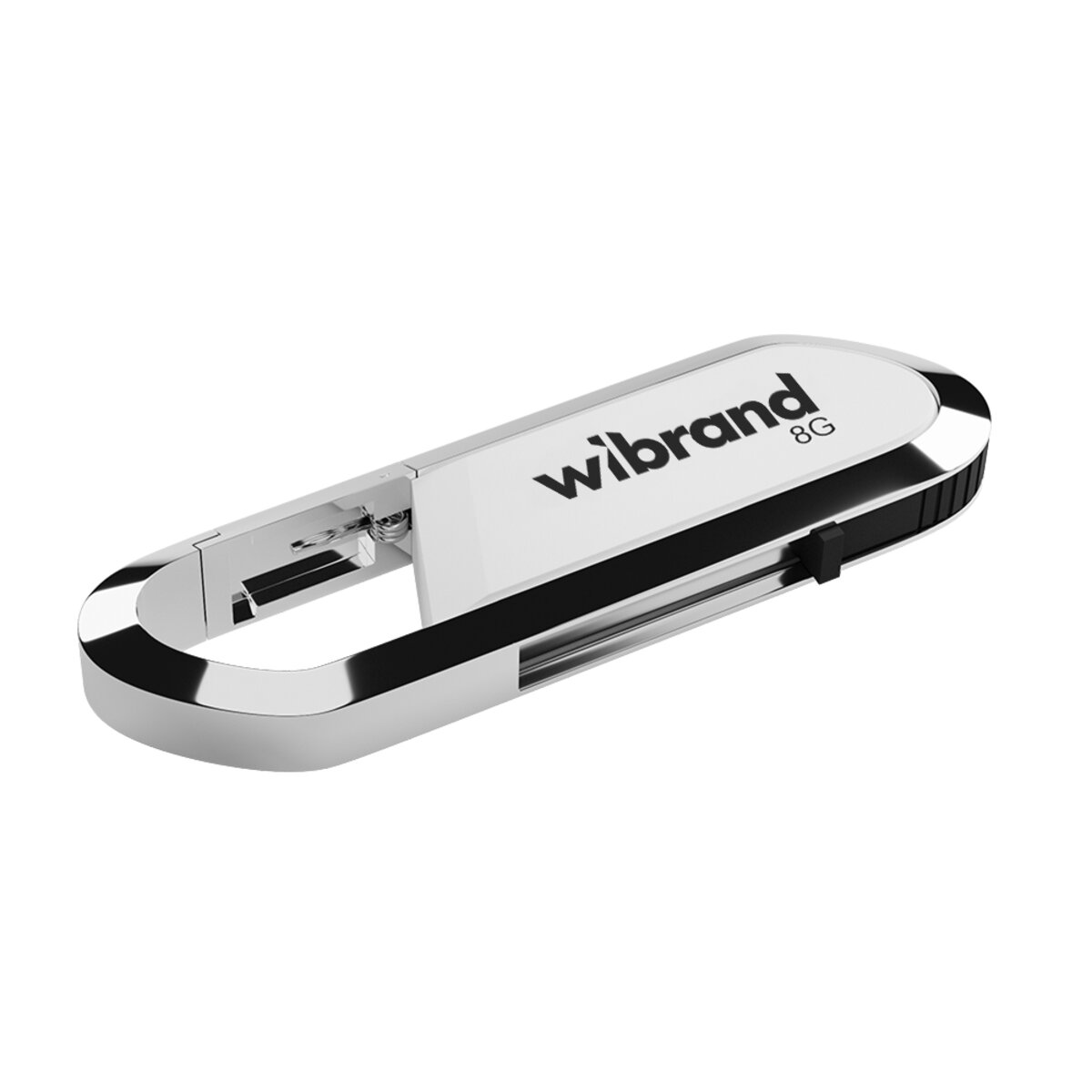 Флеш память Wibrand USB 2.0 Aligator 8GB White