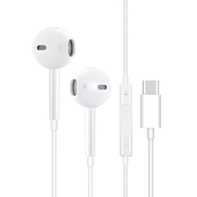 Дротові навушники MOXOM MX-WL31 for Type-C White