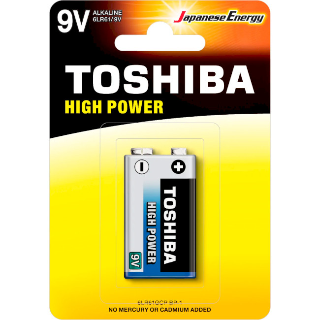 Батарейка Toshiba 6LR61GCP BP-1 Toshiba - купити в Україні
