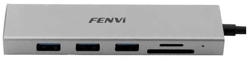 USB-хаб Fenvi 6-в-1 F-C601H Gray