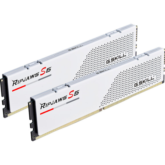 Оперативна память G.Skill 96GB (2x48GB) DDR5 5200 MHz Ripjaws S5 Matte White (F5-5200J4040A48GX2-RS5W)