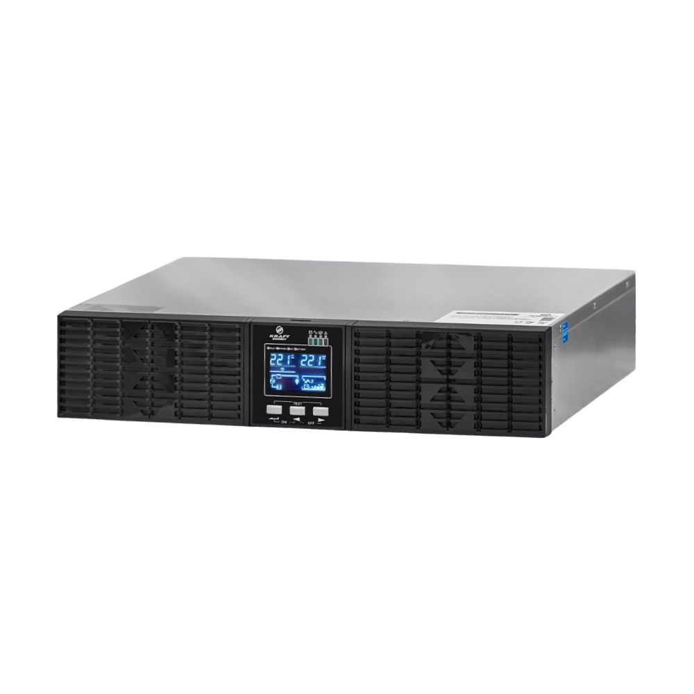 Джерело безперебійного живлення Kraft KRF-RM/10KVA/10KW/Ex Pro Online UPS Black (42-00050) Kraft - купити в Україні