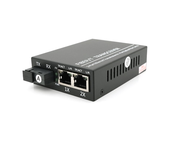Медіаконвертер ONV ONV-0110S-SCX-S2-A 2*100М RJ45 + 1*SC порт ( single mode single fiber,1310/1550nm, 20km )