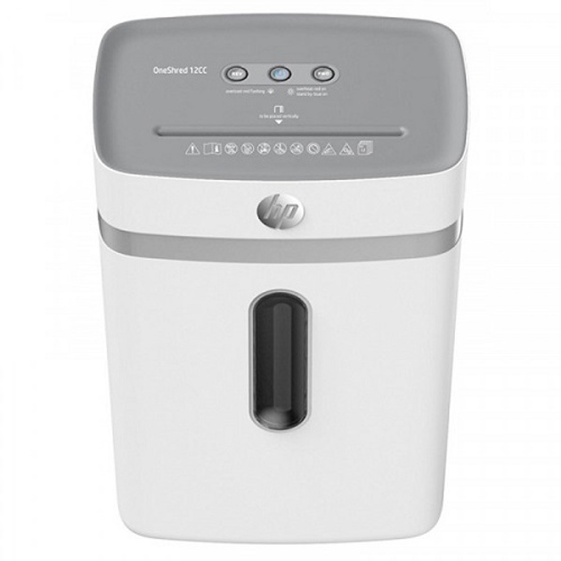 Шредер HP OneShred 12CC White A4 80g х 12листів 4х35 23л 2802 HP - купити в Україні