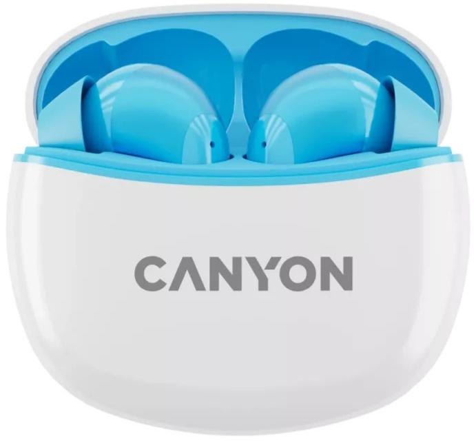 Бездротові навушники Canyon headset TWS-5 Blue