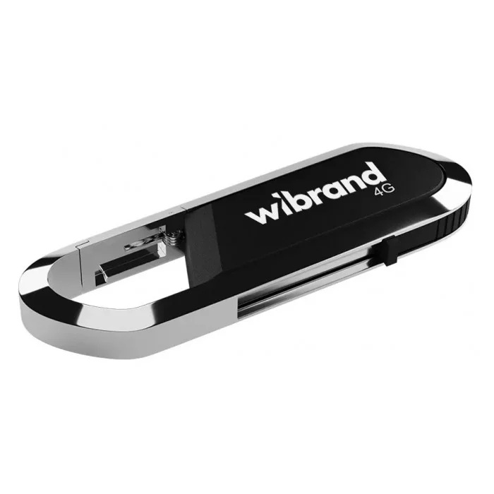 Флеш память Wibrand USB 2.0 Aligator 4GB Black (WI2.0/AL4U7B)