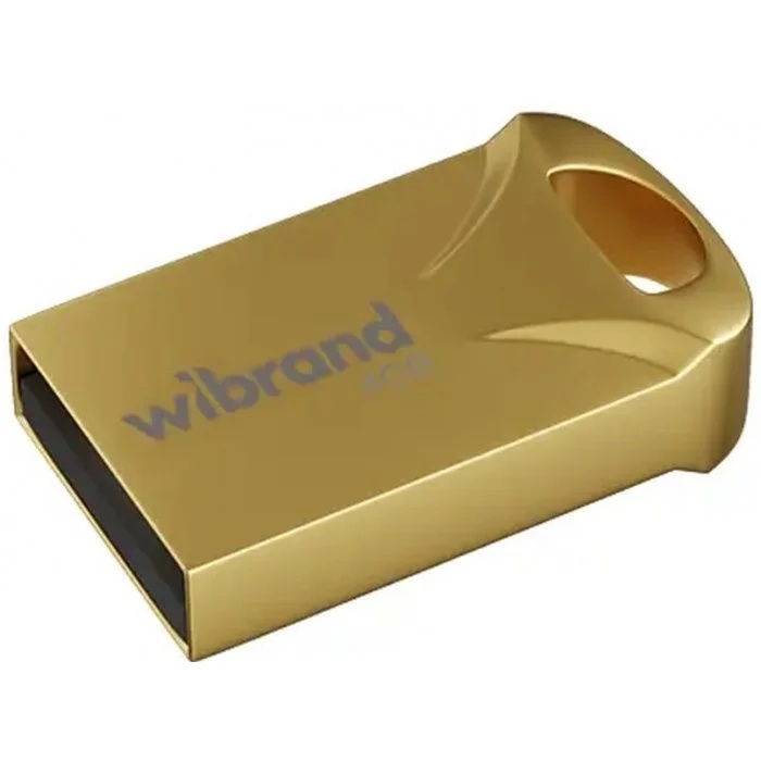 Флеш память Wibrand USB 2.0 Hawk 4GB Gold (WI2.0/HA4M1G) Wibrand - купити в Україні