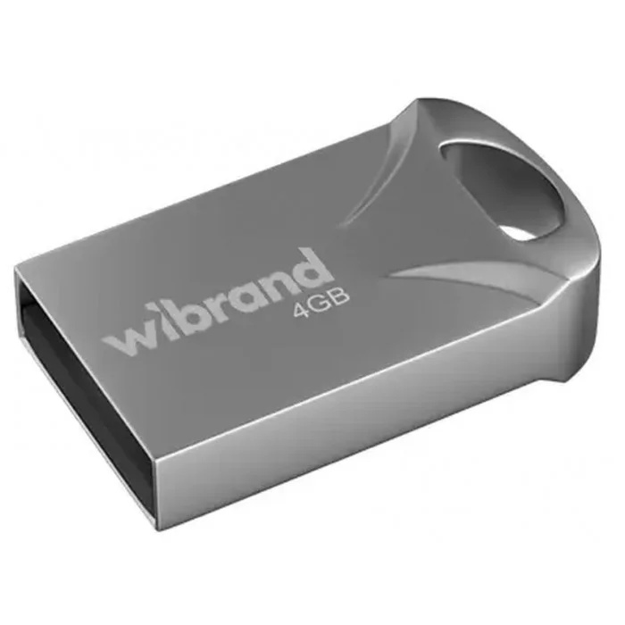 Флеш память Wibrand USB 2.0 Hawk 4GB Silver (WI2.0/HA4M1S)