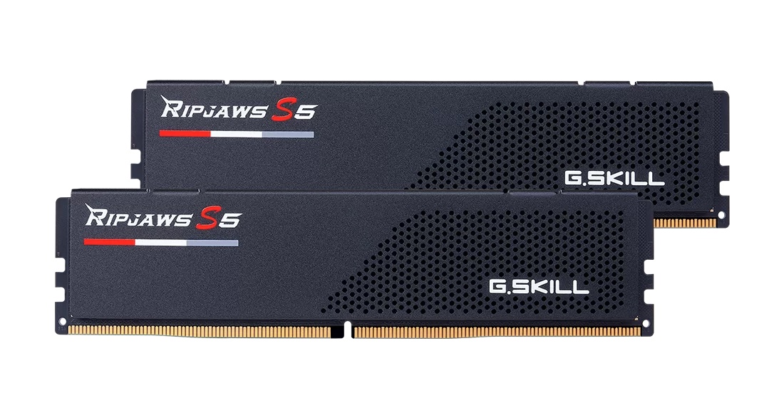 Оперативна память G.Skill 64GB (2x32GB) DDR5 5200 MHz Ripjaws S5 Black (F5-5200J4040A32GX2-RS5K)