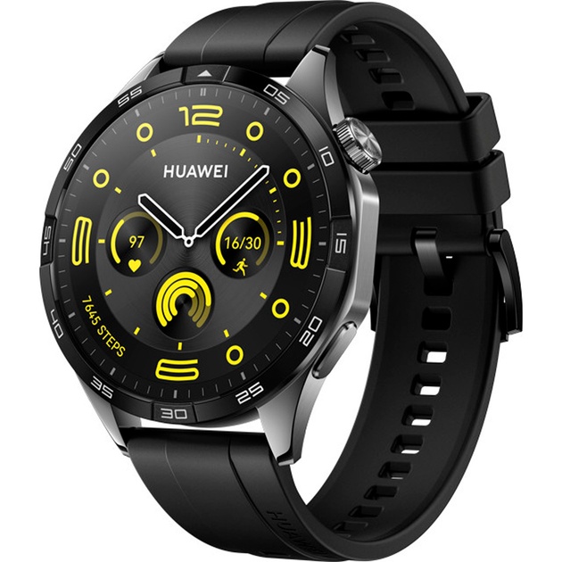 Смарт-годинник Huawei Watch GT 4 46mm Black (55020BGS)
