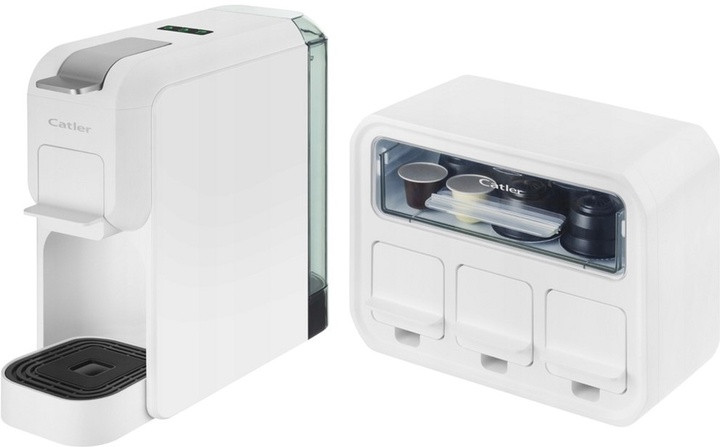 Кавоварка Catler ES720PORTOW White + бокс для адаптерів та капсул
