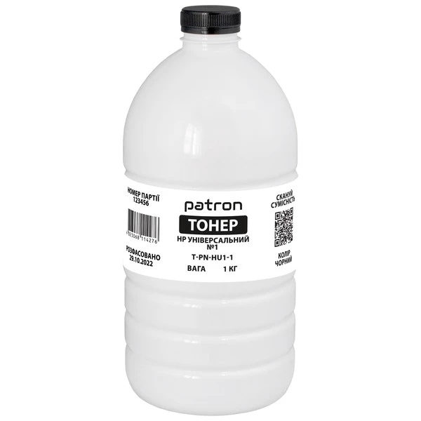 Принтерний тонер Patron HP Universal Black 1 кг (PN-HU1-1)