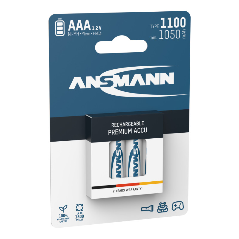 Акумулятор Ansmann AAA 4 X 1100 MAH NIMH 1.2V PREMIUM