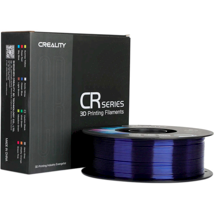 Пластик для 3D-принтера Creality CR-PETG 1.75mm, 1кг Transparent Blue (3301030036)