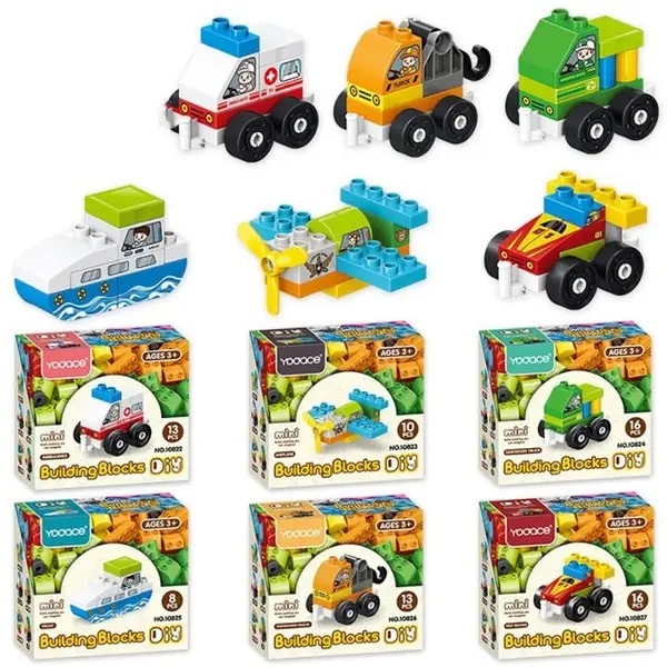Конструктор DIY Toys Міський транспорт в асортименті (CJ-3978803)