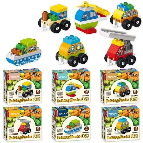 Конструктор DIY Toys Міський транспорт-2 в асортименті