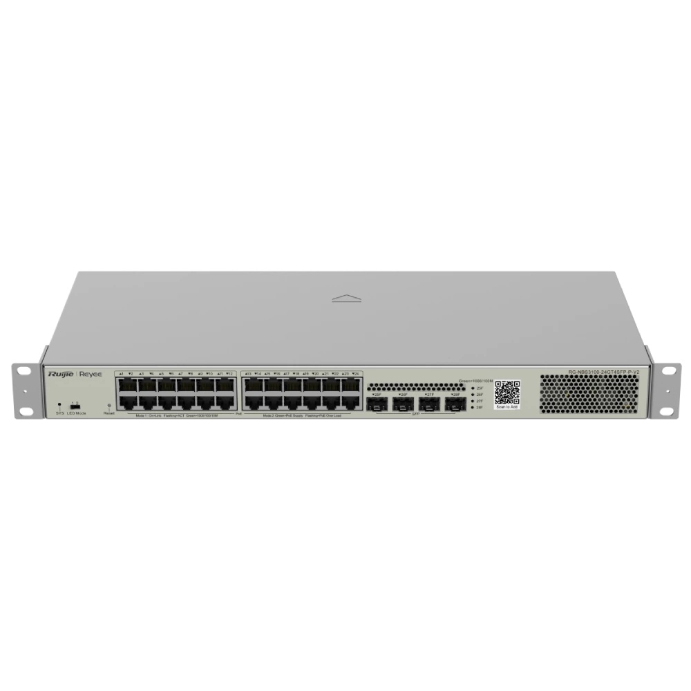 Світч Ruijie RG-NBS3100-24GT4SFP-P-V2 Gray
