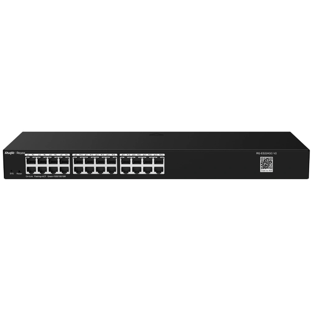 Світч Ruijie RG-ES224GC-V2 Black