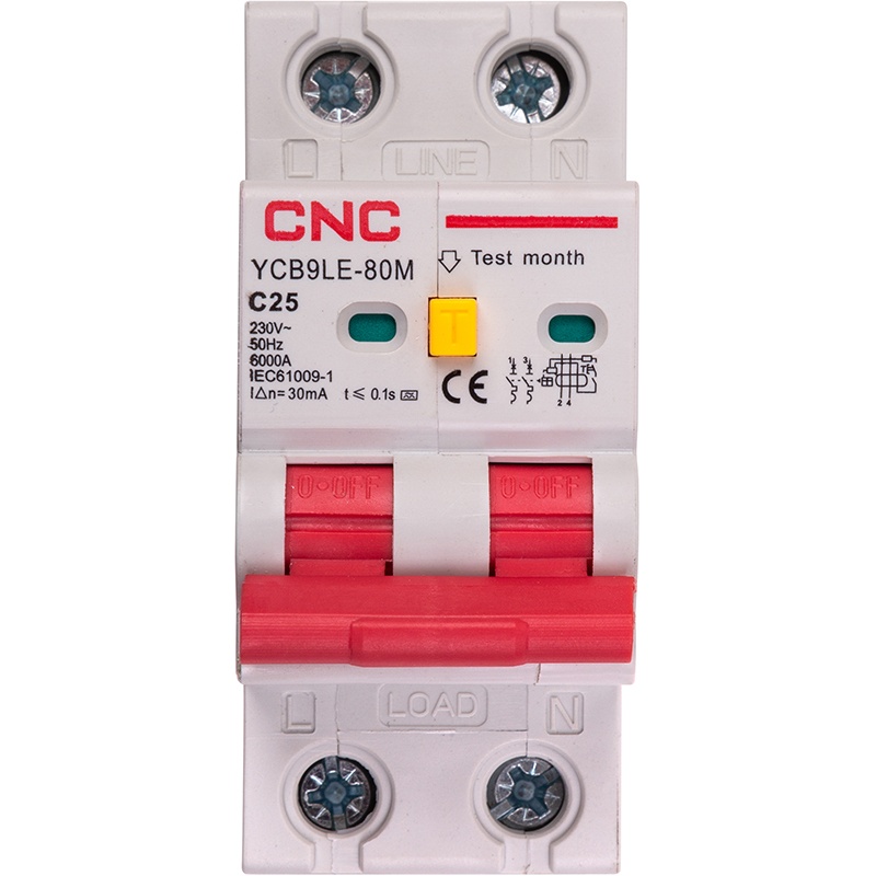 Автоматичний вимикач CNC YCB9LE-80M 2P C25 (NV821891)
