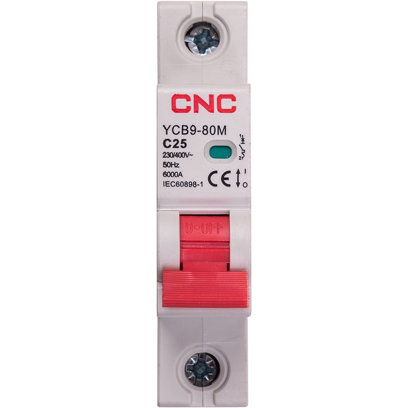 Автоматичний вимикач CNC Electric YCB9-80M 1P C25 6ka (NV821440)