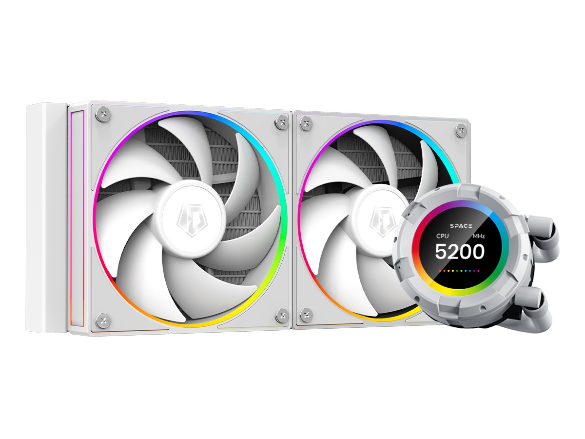 Кулер для ПК ID-COOLING Space LCD SL240 White