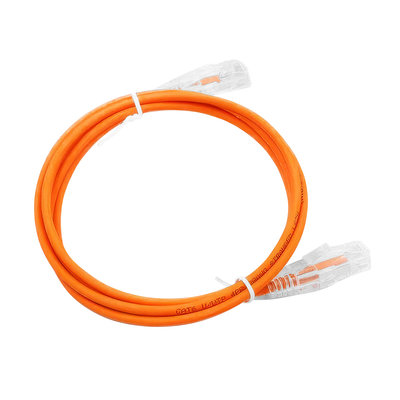 Патч-корд Dtech (DT-CAT6EO/002) Orange UTP/RG-45/CAT6/2 М