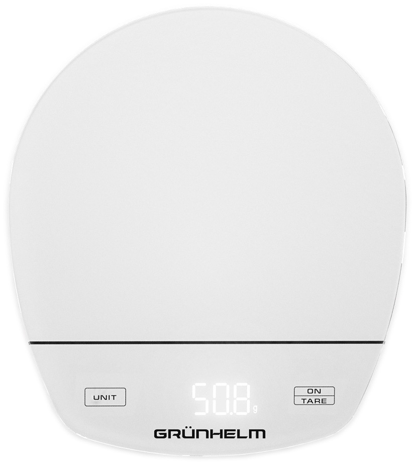 Ваги кухонні Grunhelm KES-015LW White Grunhelm - купити в Україні